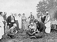 Outing at Fullam's house