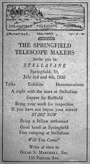 Postcard Invitation to the First Convention