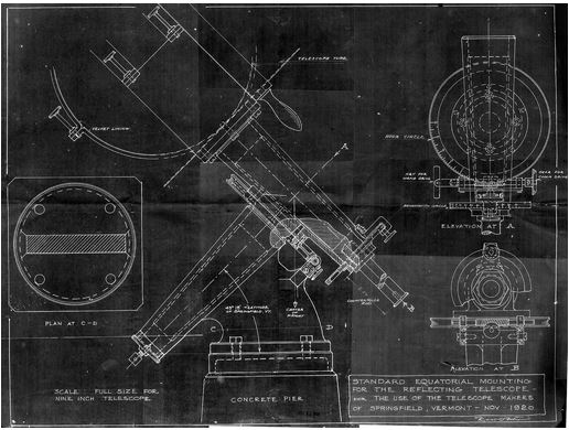 Blueprint for Equatorial Mount