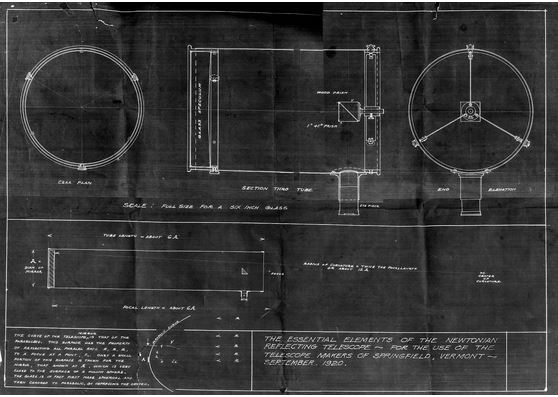 Blueprint for Standard Optical Tube Assembly