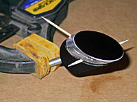 Toothpick space the diagonal from the holder