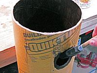 Paint around the focuser hole